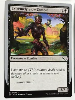 Unstable Extremely Slow Zombie Set of 4 Summer Fall Winter Spring NM MTG Magic - Image 3