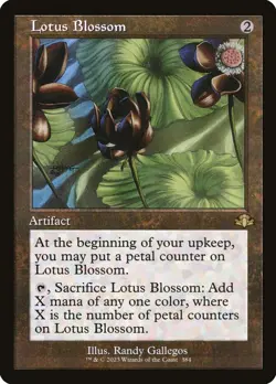 Lotus Blossom Foil - Dominaria Remastered MTG-NM - Image 1