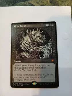 Grim Tutor x1 1x Showcase Foundations Special Guests NM MTG - Image 1