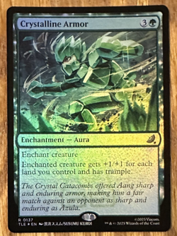 MTG: Avatar: The Last Airbender Eternal-Legal, Crystalline Armor - Foil - Image 1