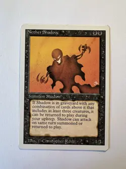 Nether Shadow - MTG Revised Edition - NM - Image 1
