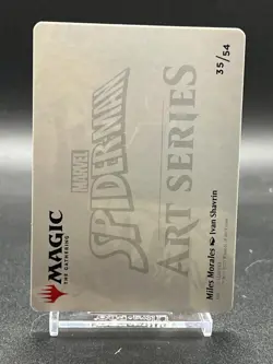 MTG Spider-Man Art Series Miles Morales Ivan Shavrin 35/54 Gold Stamped - Image 2