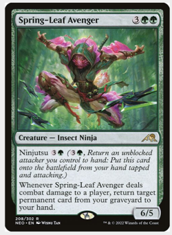 Spring-Leaf Avenger ~ Kamigawa: Neon Dynasty [ NearMint ] [ Magic MTG ] - Image 1