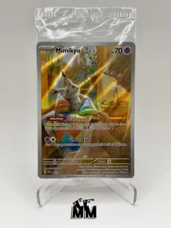 SEALED Pokemon Mimikyu SVP 075 Paldean Fates Black Star Promo NM - Image 1