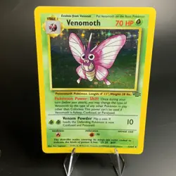 Venomoth Holo Jungle 13/64 Rare Near Mint Vintage Pokemon Card WOTC 1999 TCG - Image 1