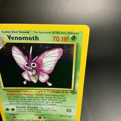 Venomoth Holo Jungle 13/64 Rare Near Mint Vintage Pokemon Card WOTC 1999 TCG - Image 3