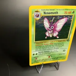 Venomoth Holo Jungle 13/64 Rare Near Mint Vintage Pokemon Card WOTC 1999 TCG - Image 5