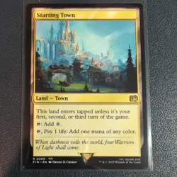 Starting Town 0289 Rare Non-Foil Final Fantasy MTG - Image 1