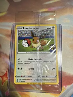 Eevee On the Ball - 002/005 - Pokemon Sword & Shield Promo SEALED Futsal NM - Image 1