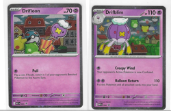 Drifloon MEP 005 Drifblim MEP 006 Pokemon Mega Evolutions Black Star Promo - Image 3