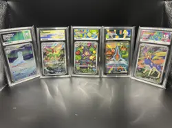 5x Ace 10 Pokemon Slabs Bundle - Image 1