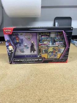 Pokemon TCG: Cynthia’s Garchomp ex Premium Collection box Sealed - Image 1