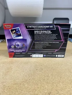Pokemon TCG: Cynthia’s Garchomp ex Premium Collection box Sealed - Image 3