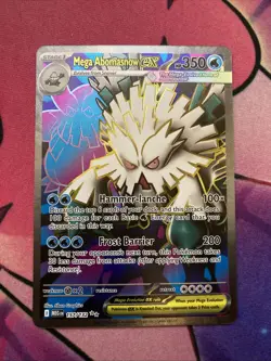 Mega Abomasnow ex 157/132 Mega Evolution Holo Ultra Rare Full Art NM ENG Pokemon - Image 1