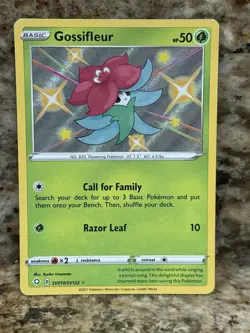 Gossifleur SV010/SV122 Pokemon Shining Fates: Shiny Vault Ultra Rare Holo NM - Image 1