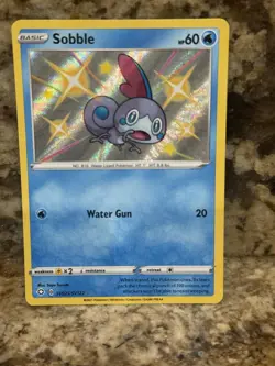 Sobble - SV025/SV122 Shining Fates SHINY Holo Rare Pokemon - NM/MINT - Image 1