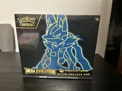 Pokemon TCG Mega Evolution Pokemon Center ETB Lucario New Sealed - Image 1