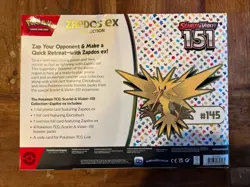 Pokemon TCG Scarlet & Violet 151 Zapdos Ex Collection |BRAND NEW - DAMAGED BOX - Image 2