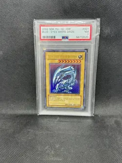 Yugioh Blue-Eyes White Dragon SDK-001 PSA 7 - 2002 - Image 1