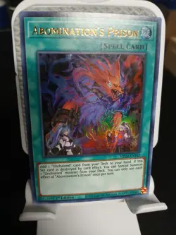 Yugioh Abomination’s Prison MP20-EN182 Ultra Rare 1st Ed NM - Image 1