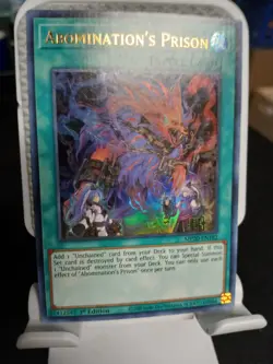 Yugioh Abomination’s Prison MP20-EN182 Ultra Rare 1st Ed NM - Image 5