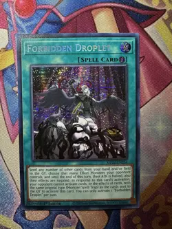 Yugioh! LP Forbidden Droplet - MP22-EN254 - Prismatic Secret Rare - 1st Edition - Image 1