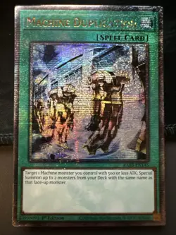 RA03-EN145 Machine Duplication Quarter Century Secret Rare 1st Ed YuGiOh - Image 1