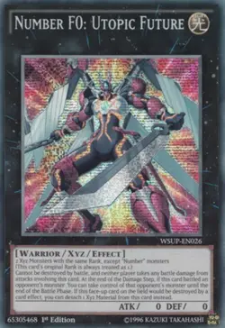 Yugioh! Number F0: Utopic Future - WSUP-EN026 - Prismatic Secret Rare - 1st Edit - Image 1