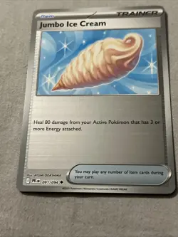 Jumbo Ice Cream 091/094 Reverse Holo NM/M Phantasmal Flames Pokemon Card 2025 - Image 1