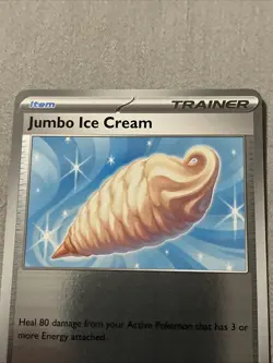 Jumbo Ice Cream 091/094 Reverse Holo NM/M Phantasmal Flames Pokemon Card 2025 - Image 2