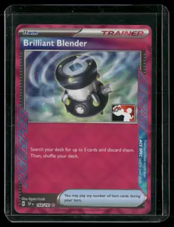 Pokemon TCG Brilliant Blender Ace Spec 164/191 Prize Pack Promo Card - Image 1