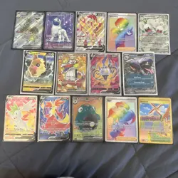 14 Rare Pokemon Cards Lot Ships Asap You Get All 14 Cards - Image 1