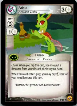 My Little Pony Friends Forever Card 39 C Arista - Image 1