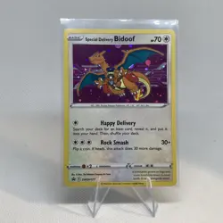 Special Delivery Bidoof SWSH177 SWSH: Sword & Shield Promo Cards Holo - Image 1