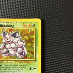 Pokemon TCG Nidoking Base Set Holo Unlimited Rare Card 11/102 LP Condition - Image 5