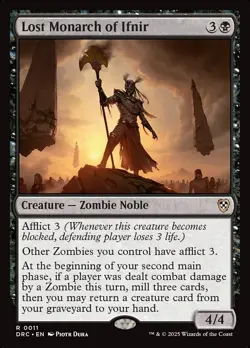 1x Lost Monarch of Ifnir Near Mint NM Rare MTG Magic Card Commander: Aetherdrift - Image 1