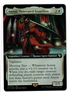 Magic the Gathering - Final Fantasy - Auron, Venerated Guardian Extnd Art Foil M - Image 1