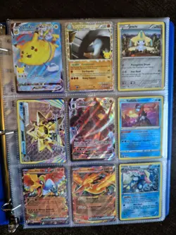Pokemon Binder Card Lot Promos Holos Cosmos 25th Anniversary Etc Binder Included - Image 1