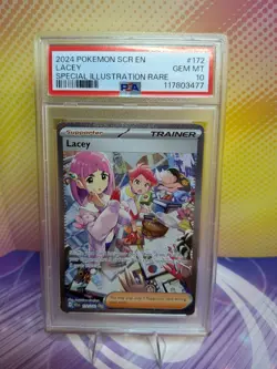 Lacey 172/142 Pokemon Card Special Illustration Rare Stellar Crown PSA 10 - Image 1