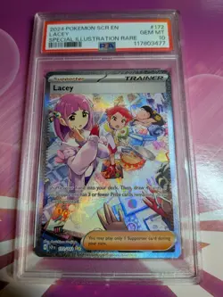 Lacey 172/142 Pokemon Card Special Illustration Rare Stellar Crown PSA 10 - Image 2