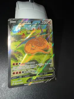 Charizard v SWSH260 Sword & Shield Promo Card Near Mint Condition - Image 1