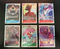 One piece Op-12 Legacy Of The Master 6 Card Lot - Secret Rare 🔥 - Image 1