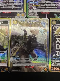 Union Arena tcg Lot Of 5 Kaiju no. 8 All SR Cards Kikoru Shinomiya Alt Art Mina - Image 2