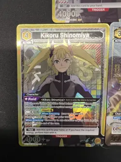 Union Arena tcg Lot Of 5 Kaiju no. 8 All SR Cards Kikoru Shinomiya Alt Art Mina - Image 4