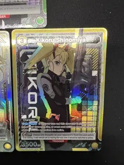 Union Arena tcg Lot Of 5 Kaiju no. 8 All SR Cards Kikoru Shinomiya Alt Art Mina - Image 5