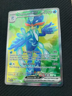 Quaquaval ex 235/193 Ultra Rare Pokemon Card - S&V Paldea Evolved Set - M/NM - Image 3