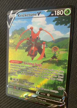 Kricketune V TG12 Trainer Gallery Pokemon Card- Sw&Sh Silver Tempest Set - NM - Image 2
