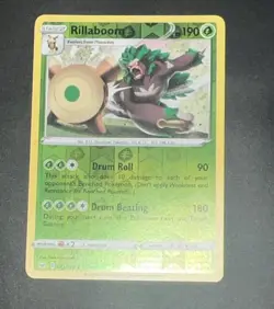 Rillaboom 015/202 - Sword & Shield - Reverse Holo - Rare - Pokemon Card - LP - Image 1