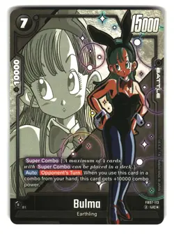 Bulma FB07-113 UC☆ Alt Art Fusion World Dragon Ball Super Card - Image 1