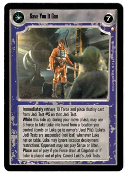 Star Wars CCG Special Edition Oversized Promo Card - Mind What You Have Learned - Image 2
